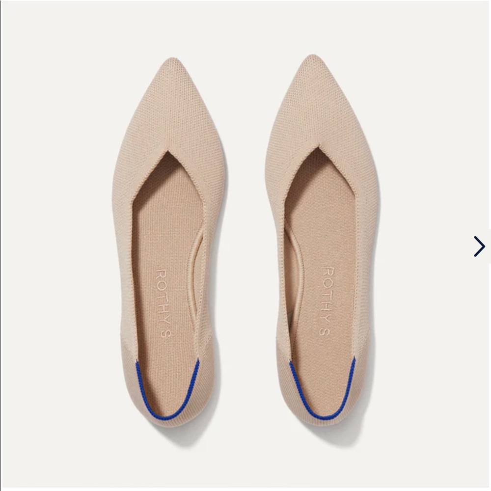 Rothy’s | Point | Ecru | Size 8